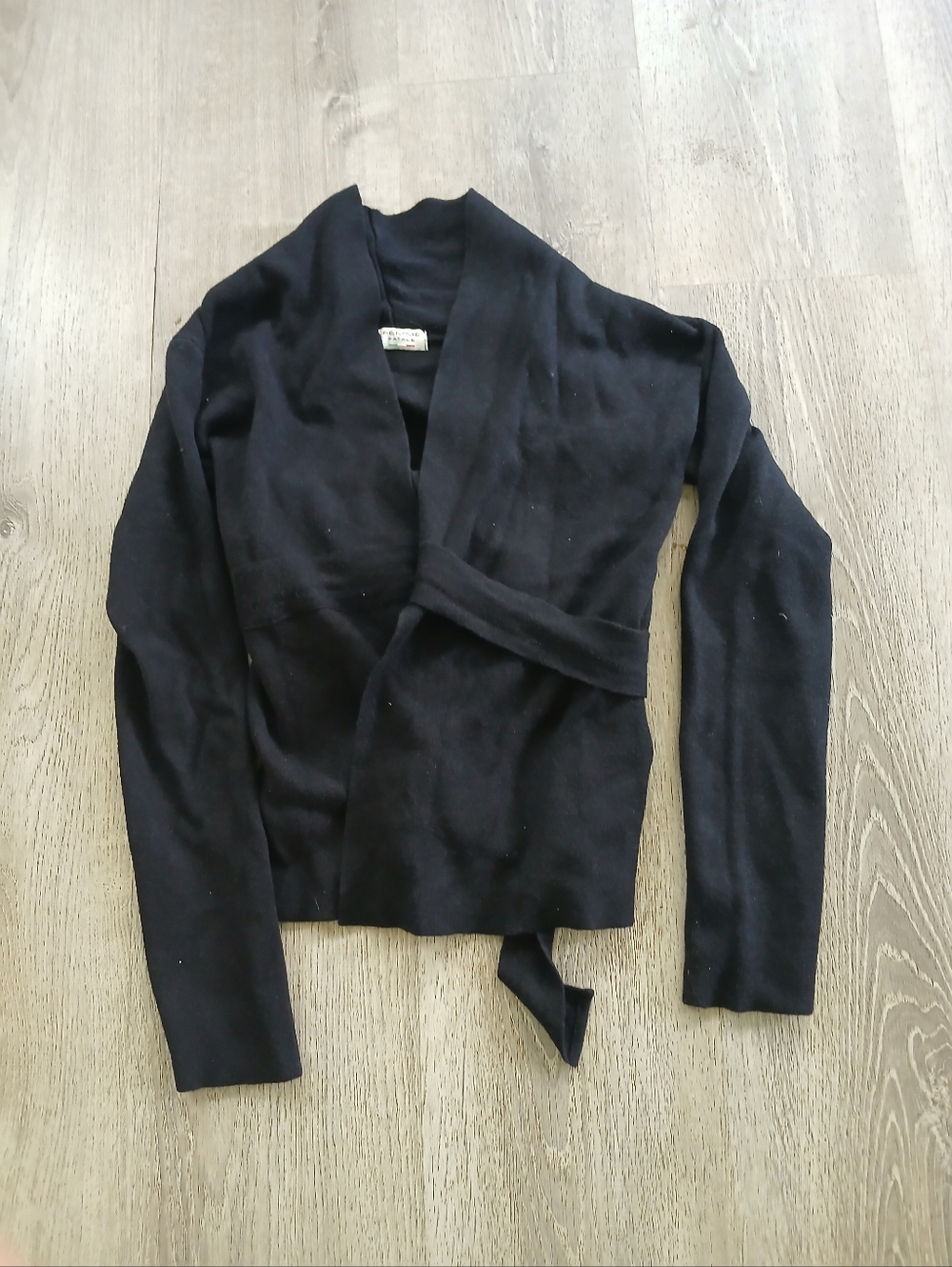 Femme Fatale Wrap-Style Women’s Sweater